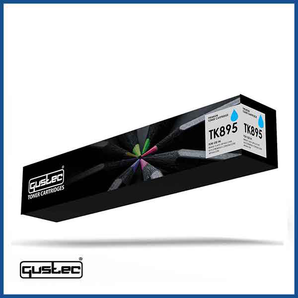 GUSTEC Kyocera TK 895 Cyan Compatible Toner